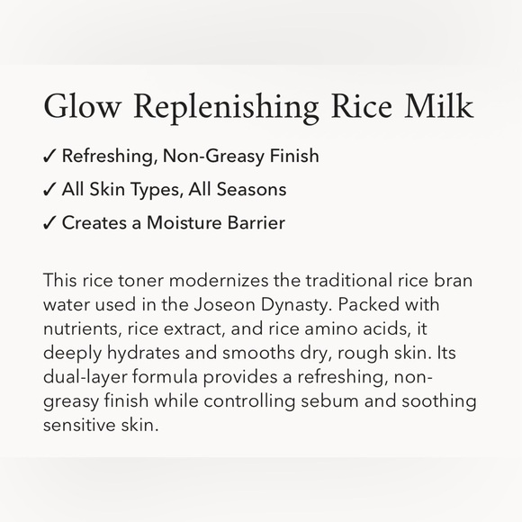 Beauty of Joseon Glow Replenishing Rice Milk Toner - Picture 6 of 9